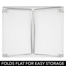 mDesign Modern Metal Closet, Cabinet