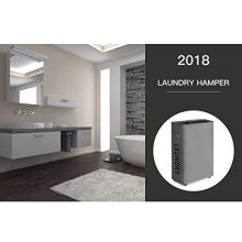 Chrislley 45L Slim Rolling Laundry Hamper Wheels