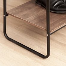IRIS USA Metal Garment Rack with Wood Shelves