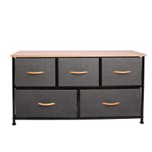 Vogga Dresser with 5 Drawers, Fabric Dresser Storage Tower