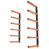 Storage Rack Wall-Mounted Wood Pipes