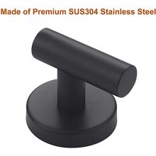 Nolimas Towel Coat Hook Matte Black Stainless Steel