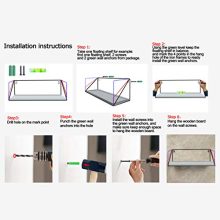 HORLIMER Wall Mounted Floating Shelves Set of 3