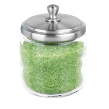 Glass Storage Organizer Canister Apothecary Jar