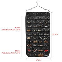 Hanging Magic Tape Hook Jewelry Organizer