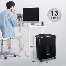 Bonsaii 12-Sheet Cross-Cut Paper and Credit Card Shredder