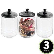 Modern Glass Bathroom Vanity Countertop Storage Organizer