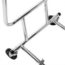 Yaheetech Heavy Duty Rolling Garment Rack – Collapsible, Adjustable & Portable Clothes Hanger for Home or Commercial Use (250 lb Capacity)