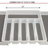 Expandable Cutlery Drawer Trays for Silverware, Serving Utensils