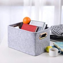 Foldable Felt Fabric Storage Basket Storage Bins