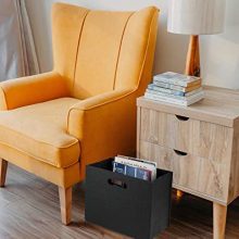 Foldable Magazine Rack Storage Bin Organizer for Home or Office