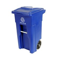 32Gal Wheel Recycle Bin