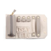 Vlando Small Travel Jewelry Roll Bag Organizer