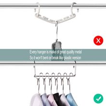 Hangers Magic Cloth Hanger Metal Closet Organizer