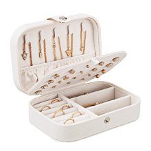 Jewelry Box,Necklace Ring Storage Organizer Double Layer