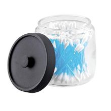 mDesign Bathroom Vanity Glass Storage Organizer Canister
