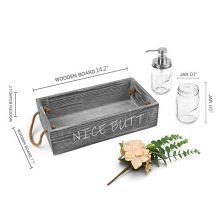 Nice Butt Bathroom Decor Box -Toilet Paper Storage