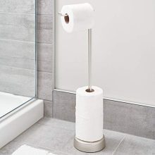 Metal Toilet Tissue Caddy Roll Reserve for Bathroom