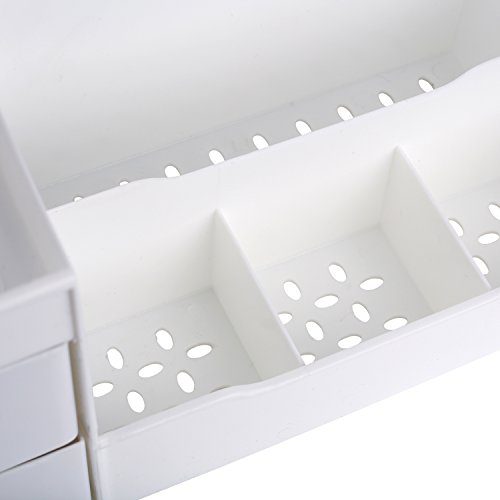 Mantello Makeup Organizer - Vanity Box with Drawers for Cosmetics