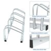 Todeco Bike Floor Rack Stand for 4 Bikes