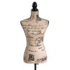 Female Mannequin Torso Dress Form Black Tripod
