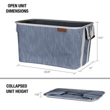 CleverMade Collapsible Fabric Laundry Basket