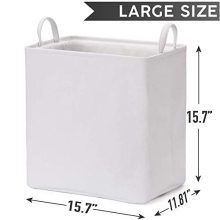Every Deco Rectangular Storage Bin Laundry Basket
