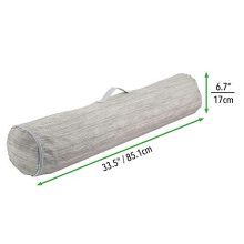 mDesign Soft Stripe Gift Wrap Storage Bag Tube