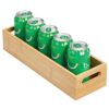 Bamboo Kitchen Cabinet & Fridge Drawer Organizer Tray