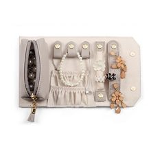 Vlando Small Travel Jewelry Roll Bag Organizer