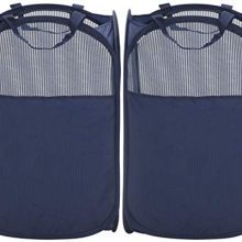 Foldable Laundry Hamper Pop-Up Mesh Clothes Hamper