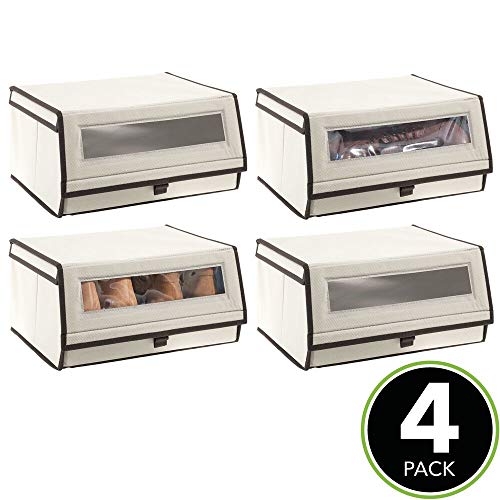 Fabric Closet Storage Organizer Shoe Box Bin