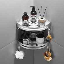 Delysia king 2-Pack Corner Shower Caddy,Bathroom Shelf Wall Mounted