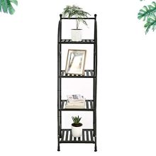 FKUO 4 Tier Bathroom Storage Open Shelf Unit