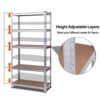 Giantex 4 Pcs 5-Tier Storage Shelves, Garage Shelving Units