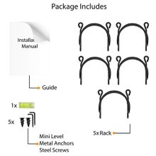 Metal Towel Rack for Bathroom Wall Decor