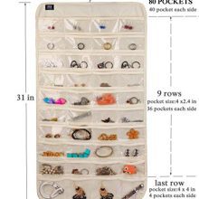 Hanging Jewelry Organizer Beige