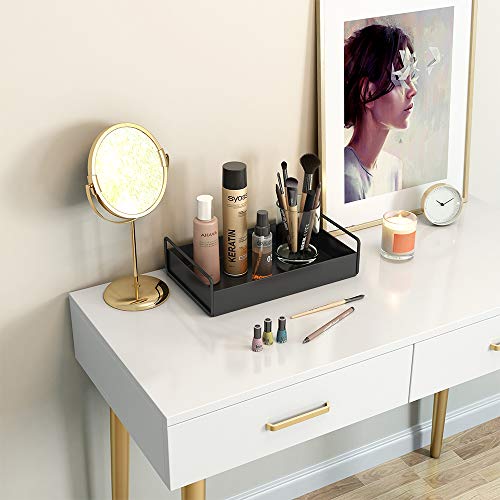 KINGBERWI Bathroom Vanity Tray, Kitchen Countertop Storage