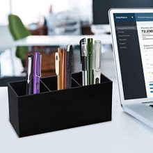 Black Makeup Brush Holder Organizer