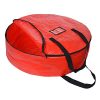 Oxford Christmas Wreath Storage Container with Handles