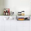 PENGKE Black Under Shelf Basket,4 Pack Slides Under Cabinet Storage