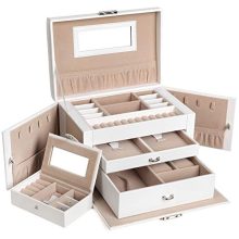 SONGMICS Jewelry Box for Women, Jewelry Organizer