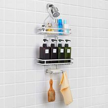 Bextsrack Hanging Shower Caddy, Adjustable Bathroom Shower Organizer Rack