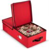 Underbed Christmas Ornament Storage Box With Lide