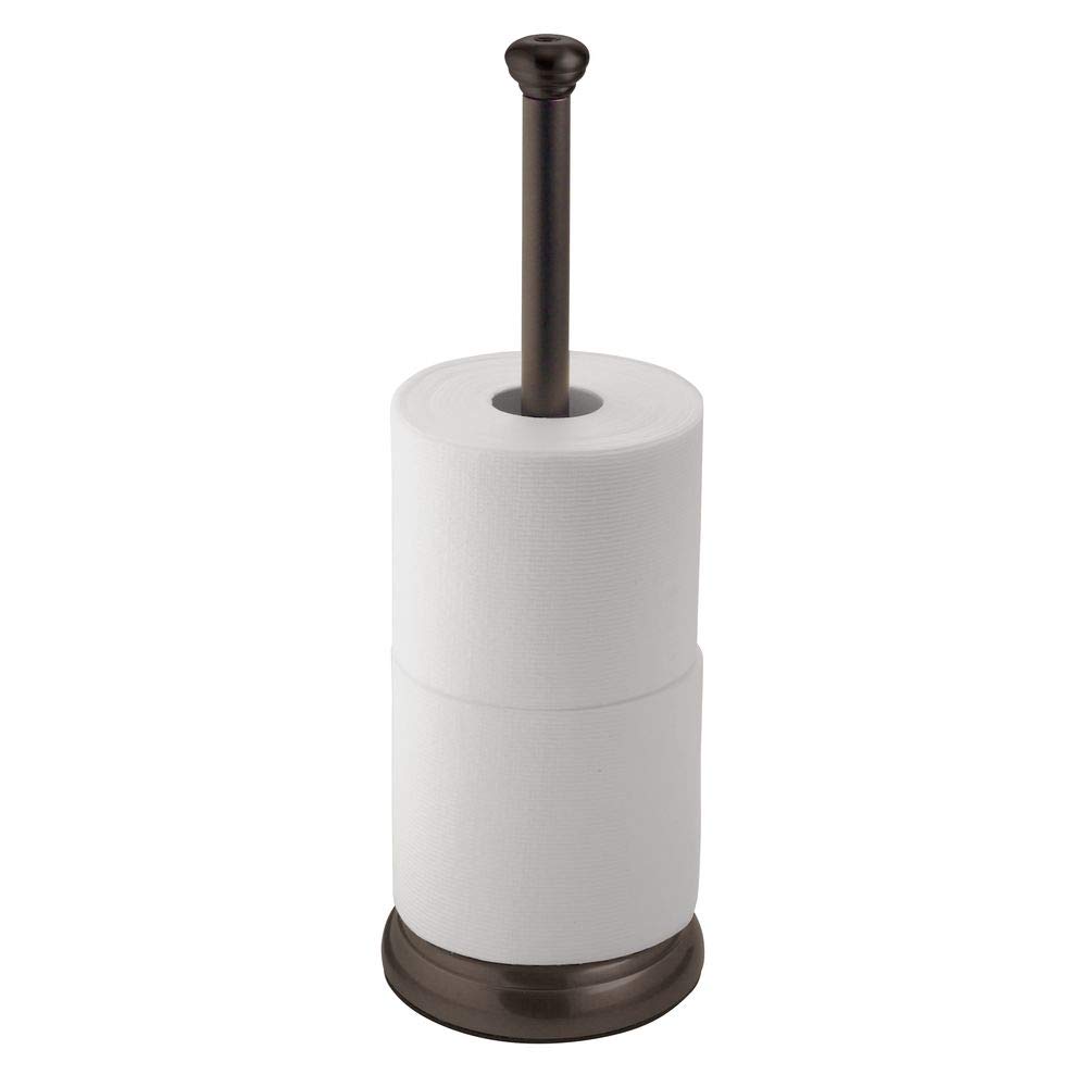 iDesign York Metal Toilet Paper Reserve, Free-Standing Tissue Organizer