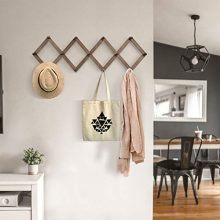 OROPY Wooden Expandable Coat Rack Hanger