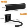 Bike Storage Rack, 6 Bike Hooks for Garage Space-Saving