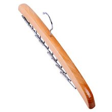 Ohuhu Tie Rack, Wooden Tie Organizer, 24 Tie Hanger Hook Storage Rack