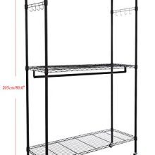 Clothing Rolling Rack Heavy Duty Garment Rack