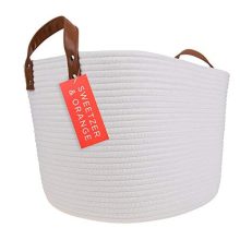 Cotton Rope Storage Basket Blanket, Laundry, Toy Storage